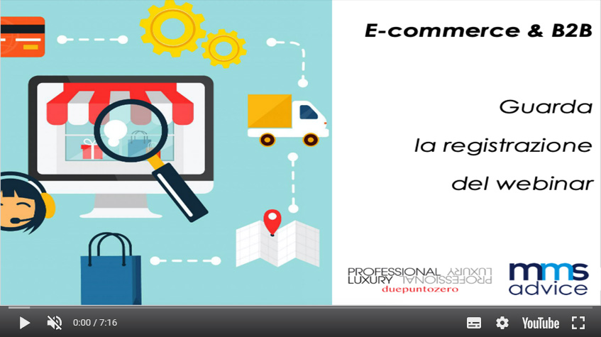 Webinar 9/04/2020 E-commerce e B2B